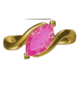 14K Yellow Gold Twist Band Marquise Pink Lab Diamond Solitaire Ring