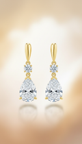 Classic Diamond Drop Earrings