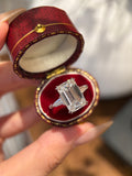 PT950 Lab-Grown Diamond Ring Main Stone D5.09ct Side Stones D0.354ct Total Weight 6.97g