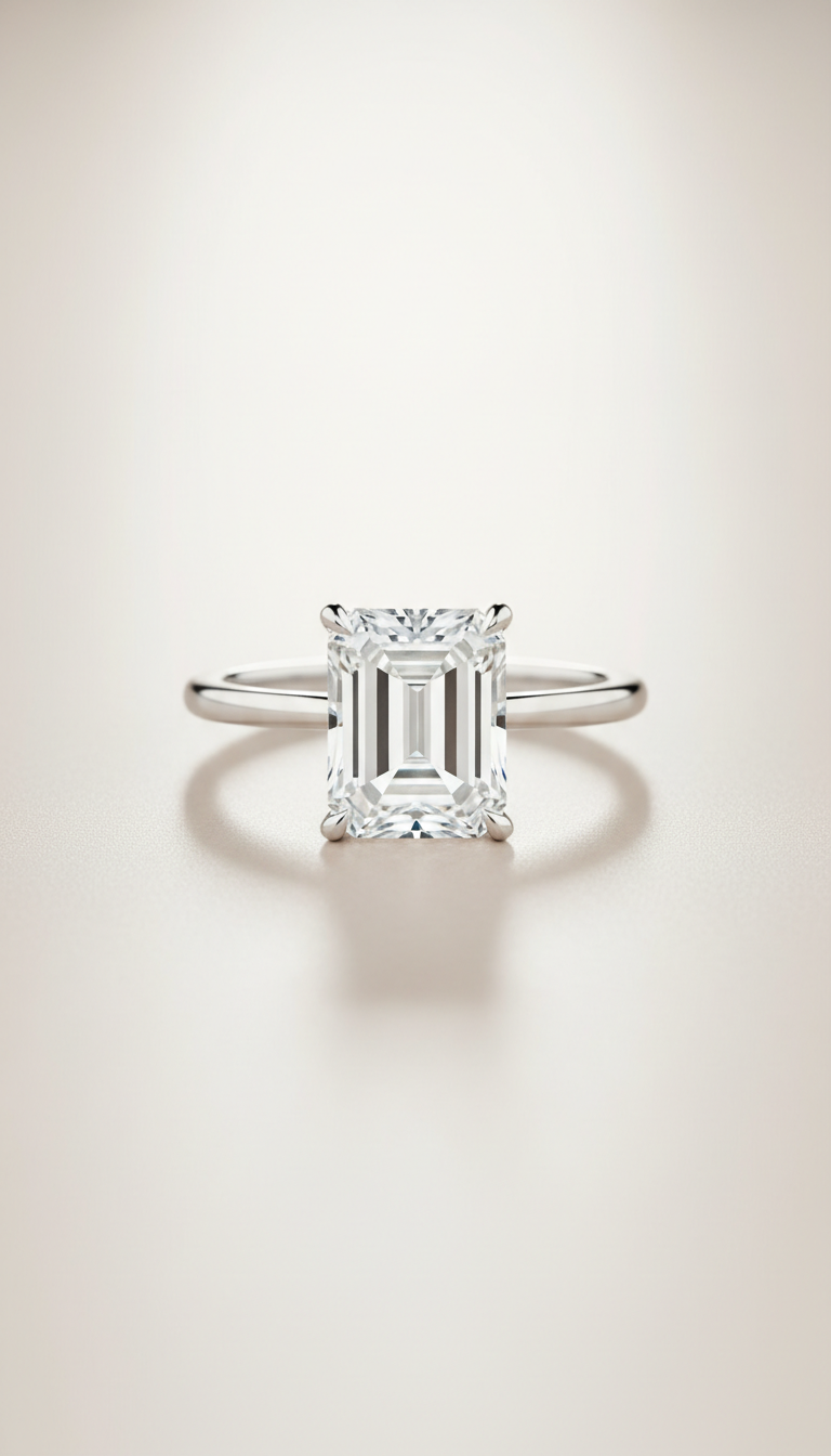 18k Diamond Halo Ring
